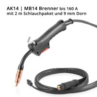 STAHLWERK AK14 | MB14 FLUX Schweißbrenner | Brenner...