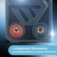 STAHLWERK ARC 200 MD Saldatrice digitale - DC MMA | MMA | E-Hand | Lift-TIG Inverter con 200 ampere, display digitale, tecnologia IGBT e scheda singola.
