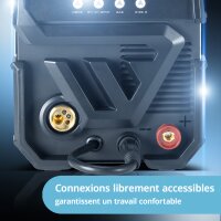 STAHLWERK Poste &agrave; souder MIG MAG 200 ST Digital IGBT Poste &agrave; souder sous protection gazeuse | Inverter avec 200 A, fonction spot, d&eacute;vidoir de fil synergique, FLUX et MMA | Fonction ARC