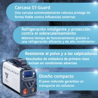 STAHLWERK ARC 200 MD Digital - DC inversor totalmente equipado MMA | MMA | Lift-TIG con 200 amperios, pantalla digital, tecnolog&iacute;a IGBT y single board