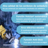 STAHLWERK ARC 200 MD Digital - DC inversor totalmente equipado MMA | MMA | Lift-TIG con 200 amperios, pantalla digital, tecnolog&iacute;a IGBT y single board