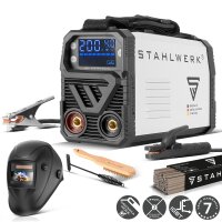 STAHLWERK ARC 200 MD Digital - DC fuldt udstyret MMA | MMA | Lift-TIG inverter med 200 ampere, digitalt display, IGBT teknologi og single board