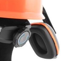 STAHLWERK FH-100 ST skovarbejderhjelm med visir og h&oslash;rev&aelig;rn EN397 EN352 EN1731 sikkerhedshjelm | sikkerhedshjelm | hovedbeskyttelse | arbejdshjelm med ansigtsbeskyttelse | PPE til landbrug, skovbrug og byggebranchen