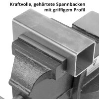 STAHLWERK Etau BV-75 ST en fonte avec une port&eacute;e de 75 mm, &eacute;tau pour machine | &eacute;tau d&eacute;tabli | dispositif de serrage | &eacute;tau parall&egrave;le | &eacute;tau de table avec enclume