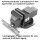 STAHLWERK skruestik BV-75 ST af støbejern med 75 mm spændevidde, maskinskruestik | arbejdsbænkskruestik | spændeanordning | parallel skruestik | bænkskruestik med ambolt