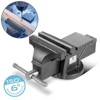 STAHLWERK vise BV-150 ST made of cast iron with 150 mm...