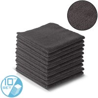 STAHLWERK microfiber towel set of 10 40 x 40 cm 300 gsm...