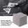 STAHLWERK mikrofiberhåndklæde sæt med 10 stk. 40 x 40 cm 300 g/m² tørreklud | rengøringsklud | poleringsklud | rengøringsklud | plejeklud | mikrofiberklud | mørkegrå