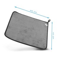 STAHLWERK dubbelzijdig koraalvlies set van 10 40 x 40 cm 600 grams microvezeldoek | droogdoek | poetsdoek | poetsdoek | poetsdoek | washandje | microvezeldoekje