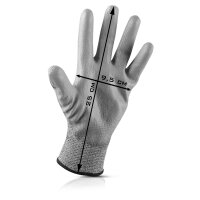 STAHLWERK Перчатки для защиты от порезов комплект из 5 XL класс защиты F EN388:2016 рабочие перчатки | монтажные перчатки | садовые перчатки | перчатки механика | защитные перчатки | перчатки безопасности