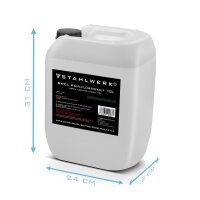 STAHLWERK Refrigerante SWCL Tanica da 10 l 25 µS/cm fino a -15°C Refrigerante | raffreddamento ad acqua | acqua di raffreddamento per refrigeratori dacqua e tubazioni raffreddate ad acqua