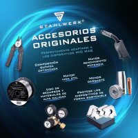 STAHLWERK MIG MAG alambre para soldadura de aluminio ER5356 (AlMg5) 1.0 mm 2 kg bobina de alambre | carrete de alambre | metal de aportación | alambre para soldadura universal | electrodo de alambre macizo