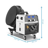 STAHLWERK Poste de soudage MIG MAG 300 Pro Inverter IGBT entièrement synergique avec 300 A et fonction pulse Installation de soudage combinée 3 en 1 MIG MAG | MMA | Lift-TIG