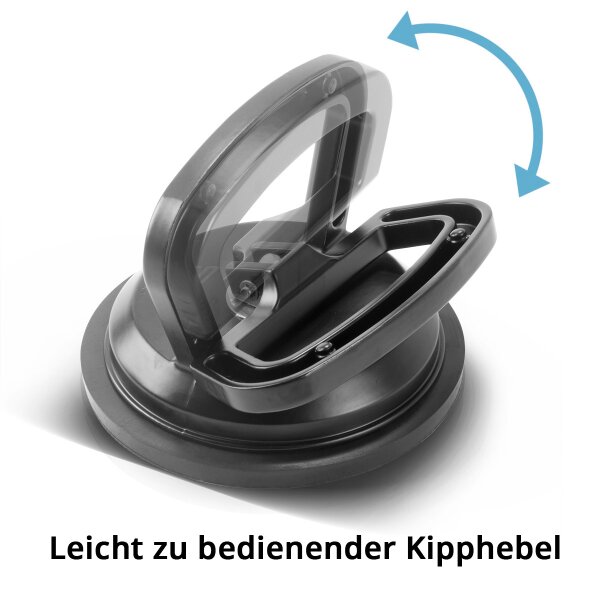 Sollevatore A Ventose Per Vetro E Piastrelle - 2 Pezzi Con Capacità 180kg | Maniglia In Alluminio - Foto 7