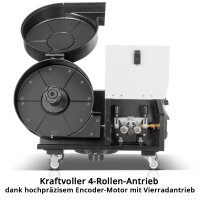 STAHLWERK Saldatrice MIG MAG 300 Pro Completamente equipaggiata Inverter IGBT completamente sinergico con 300 A e funzione ad impulsi Sistema di saldatura combinato 3 in 1 MIG MAG | MMA | Lift-TIG