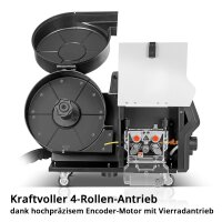 STAHLWERK Saldatrice industriale MIG MAG 350 DP completamente equipaggiata Inverter IGBT completamente sinergico, raffreddato ad acqua con 350 A e funzione spot, sistema di saldatura MIG MAG con