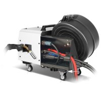 STAHLWERK Saldatrice MIG MAG 400 Pro Completamente equipaggiata Inverter IGBT completamente sinergico, raffreddato ad acqua con 400 A e funzione ad impulsi Sistema di saldatura combinato 3 in 1 MIG
