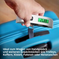 STAHLWERK Bilancia digitale per bagagli DG-50 ST fino a...