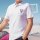 STAHLWERK Polo-Shirt Taille L Blanc Chemise à manches courtes Polo avec logo imprimé 100% coton