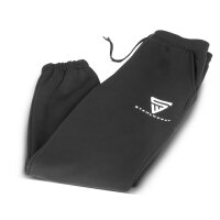 STAHLWERK spodnie do biegania czarne rozmiar L Spodnie sportowe | joggery | spodnie dresowe | spodnie dresowe | spodnie dresowe z nadrukiem logo wykonane w 70% z bawełny i w 30% z poliestru