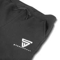 STAHLWERK joggingbroek zwart maat XL Sportbroek | joggers | trainingsbroek | joggingbroek | trainingsbroek met logoprint gemaakt van 70% katoen en 30% polyester