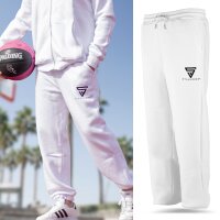 STAHLWERK jogging pants white size L Sports pants |...