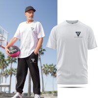 STAHLWERK T-shirt storlek XL Kort&auml;rmad skjorta med logotryck av 100 % bomull