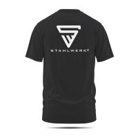 STAHLWERK T-shirt maat XXXL Shirt met korte mouwen en logoprint van 100% katoen