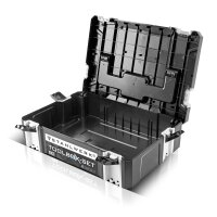 STAHLWERK Universal Toolbox size S 443 x 310 x 128 mm stackable system box | tool box | tool case | tool organizer in modular system made of heavy-duty ABS plastic with carrying handle