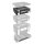 STAHLWERK Universal Toolbox velikost S 443 x 310 x 128 mm stohovatelný systémový box | box na náradí | kufr na náradí | organizér na náradí v modulárním systému z odolného ABS plastu s rukojetí pro prenášení