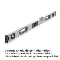 STAHLWERK digitalt vaterpas DW-1000 ST af aluminium med...