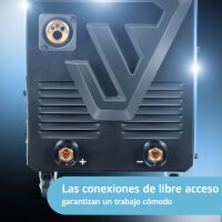 STAHLWERK Soldadora  MIG 270 Puls Pro | Soldadora de gas 4 en 1 con funci&oacute;n de pulsos, antorcha de aluminio AK25/MB25 y juego de piezas de desgaste para soldadura de aluminio | Inversor con 270 A