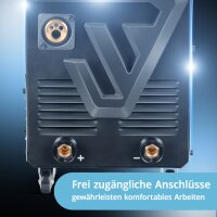 STAHLWERK Schwei&szlig;ger&auml;t MIG 270 Puls Pro Vollausstattung | 4-in-1 Schutzgas-Schwei&szlig;ger&auml;t mit Pulsfunktion | 270 A, synergischem Drahtvorschub, Alu geeignet, 4-Rollen-Antrieb, Lift TIG und MMA