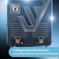 STAHLWERK Saldatrice MIG 270 Puls Pro completamente equipaggiata | Saldatrice a gas 4 in 1 con funzione a impulsi | 270 A, avanzamento filo sinergico, adatta per alluminio, azionamento a 4 rulli, Lift