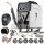 STAHLWERK Saldatrice MIG 270 Puls Pro completamente equipaggiata | Saldatrice a gas 4 in 1 con funzione a impulsi | 270 A, avanzamento filo sinergico, adatta per alluminio, azionamento a 4 rulli, Lift