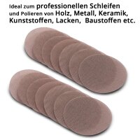 STAHLWERK Ponceuse excentrique pneumatique DES-125 ST avec 14 disques auto-agrippants quadrillés P60-P320 Ponceuse pneumatique avec plateau de ponçage 125 mm | Polisseuse avec système daspiration et