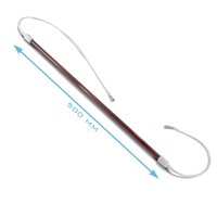 STAHLWERK Lámpara IR 1.300 W 500 mm para secador de pintura por infrarrojos IL-2400 ST | Ø 10 mm Lámpara de repuesto con una vida útil extremadamente larga para emisores IR | Secadores IR | Lámparas IR | Calefactores radiantes IR