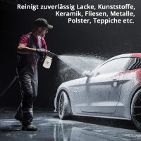 STAHLWERK universalrengöringskoncentrat med citrusdoft 1 liters flaska kraftfullt rengöringsmedel | rengöringsmedel | skumrengöringsmedel | allrengöringsmedel | rengöringskoncentrat