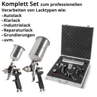 Set di pistole a spruzzo HVLP STAHLWERK SGS-1125 ST 21...