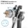 Set di pistole a spruzzo HVLP STAHLWERK SGS-1125 ST 21 pezzi con 3 pistole ad aria compressa, set di ugelli da 0,8 / 1,4 / 1,7 mm, 3 tazze di flusso, regolatore di pressione dellaria, valigetta in alluminio e molto altro Set di verniciatura professionale