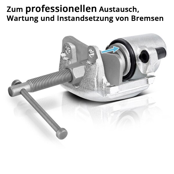 Utensile Per Ripristino Pistoni Freno Auto - Set 3 Pezzi, Filettatura Destrorsa, Acciaio Al Cromo Vanadio - Foto 10