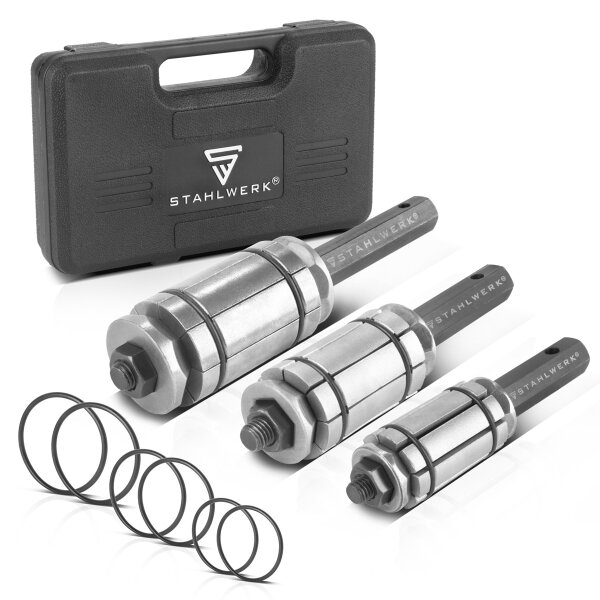 Kit Élargisseur Tuyau Échappement - 3 Outils Ø29-89mm - Pour Garage Et Réparation Auto