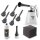 STAHLWERK professional compressed air cleaning gun RP-90 ST in a set with 1 liter universal cleaner, rim brushes and microfiber cloths, compressed air cleaner, interior cleaner