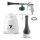 STAHLWERK professional compressed air cleaning gun RP-90 ST in a set with 1 liter universal cleaner, rim brushes and microfiber cloths, compressed air cleaner, interior cleaner