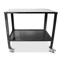 STAHLWERK Schwei&szlig;tisch WT-960 ST 915 x 457 mm verzinkter Montagetisch mit 200 kg Tragkraft, D22 Lochplatte, pulverbeschichteten Beinen und Ablagefach
