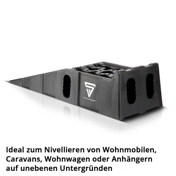 Wamovo 2er Set Gradini Caricamento Cuneo 5 T Camper Roulotte Cunei - Foto 8