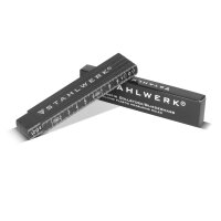 STAHLWERK Tommestok 1 meter præcis plastik tommestok | tommestok | lineal | målebånd | tommestok med letlæselige metriske cifre