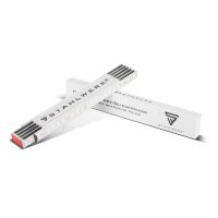 STAHLWERK Tommestok 2 meter præcis tommestok i træ | metermål | lineal | målebånd | tommestok med letlæselige metriske cifre