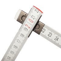 STAHLWERK Duimstokken set van 3 1 meter precieze houten duimstok | duimstok | meetlint | duimstok met gemakkelijk af te lezen metrische cijfers