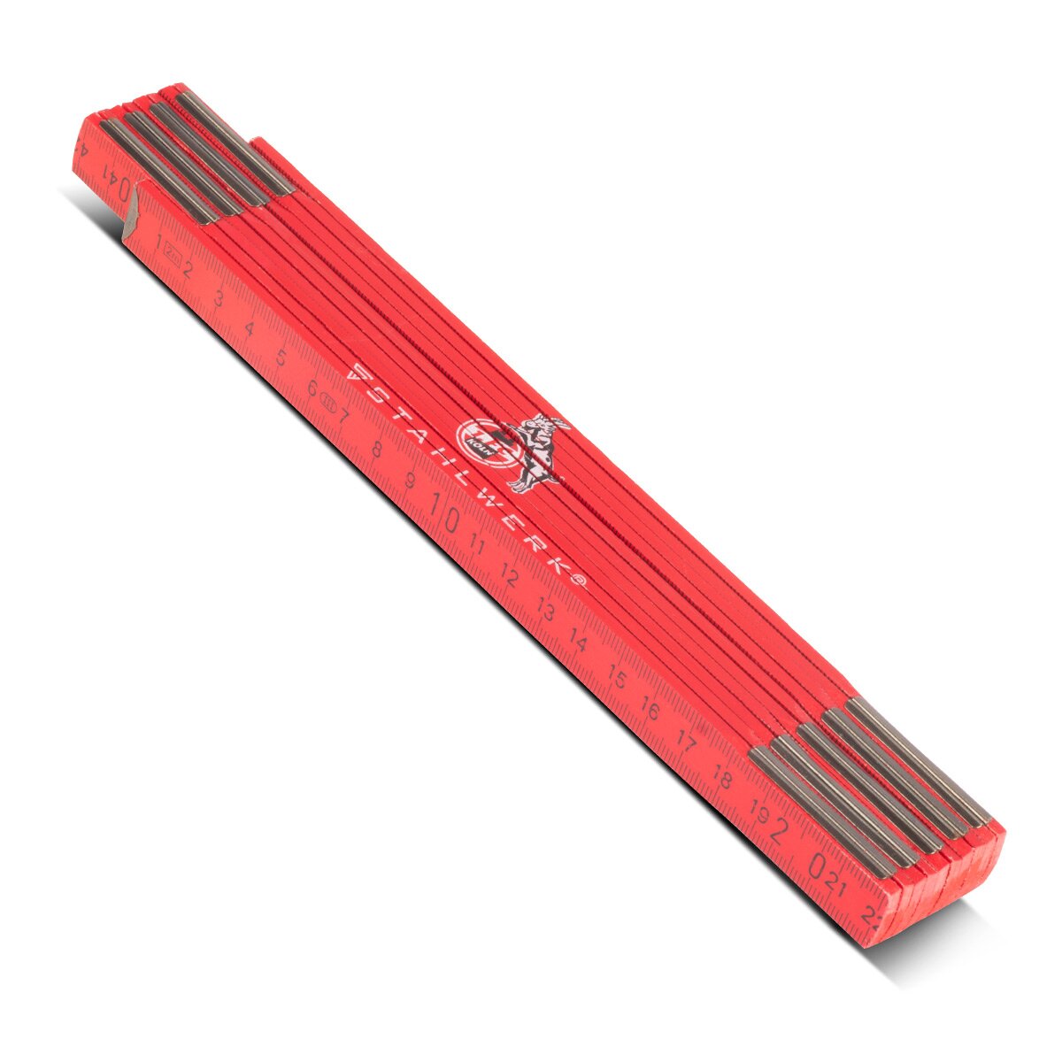 STAHLWERK folding rule 1. FC Köln Edition set of 3 2 m folding rule, 21 ...